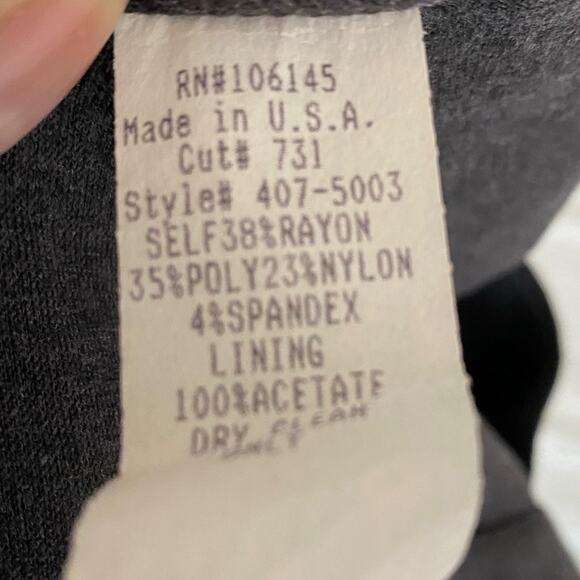 BAILEY 44 Jacket Size 4 Button Front Short to Long Convertible Military Accents - Picture 13 of 16